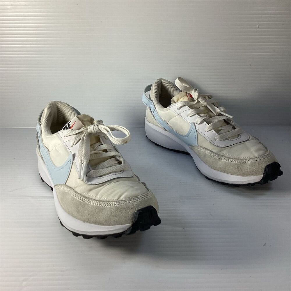 Nike Women's Sneakers - White and Light Blue
